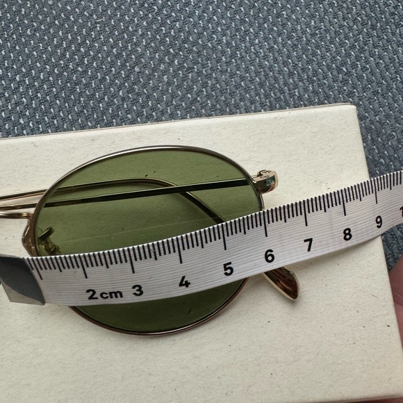 OLIVER PEOPLES x THE ROW Board Meeting Round Sunglasses - Picture 5 of 6